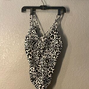 L.A Hearts Animal Print Bathing Suit